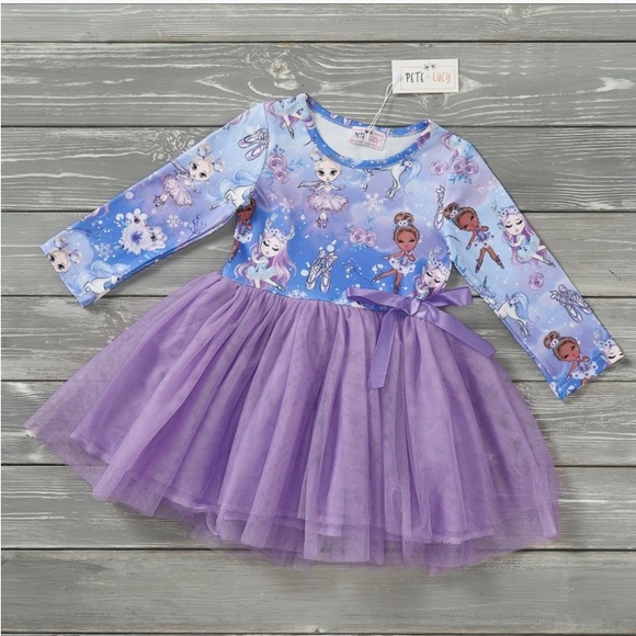 NWT Pete+Lucy Wintery Dance Tulle Dress - Picture 1 of 2